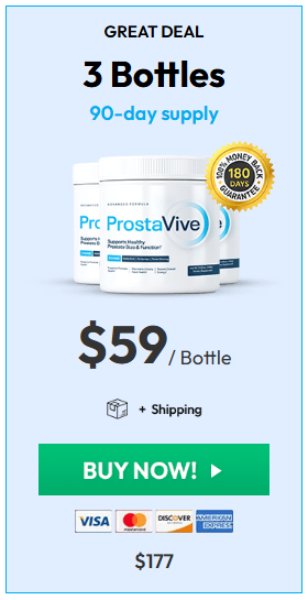 Great deal: 3 bottles, 90-day supply – $59 per bottle plus shipping, total $177. Buy now.